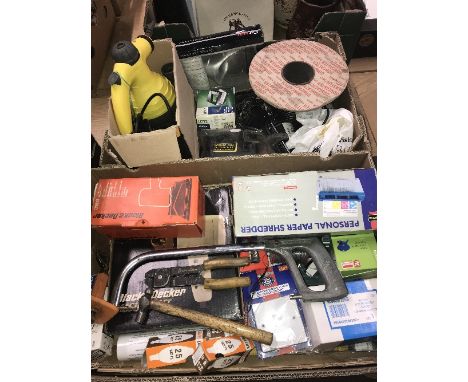 2 BOXES TOOLS ETC