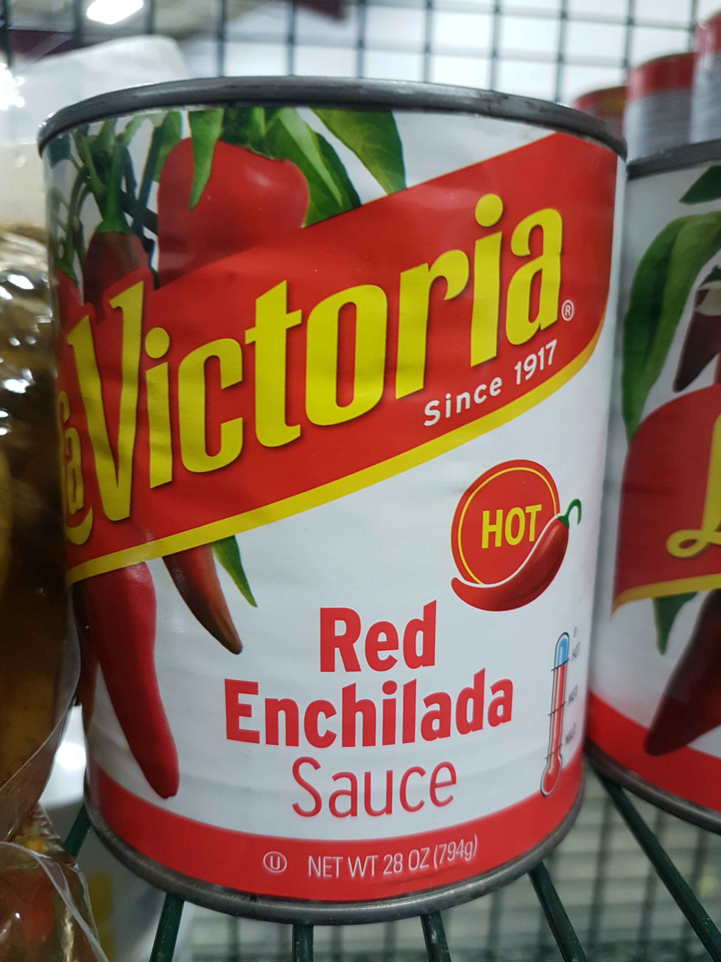 La Victoria Red Enchilada Sauce 10 x 794GR Cans, Notes ,Location