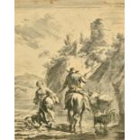 A collection of three old master engravings, largest 10.25" x 8.25" (27 x 21cm).