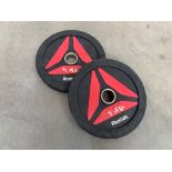 Pair Of Reebok 5KG Bumper Plates