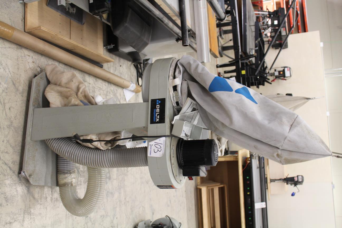 Delta AP400 ShopMaster Dust Collector 1hp 120/240v/1ph, Wired 120v