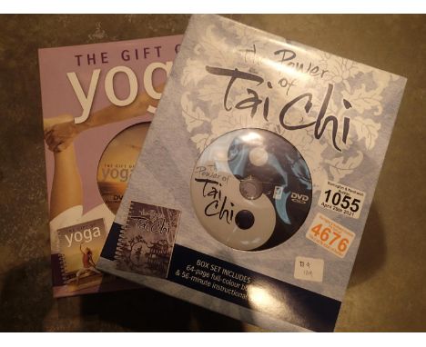 Boxed new Yoga and Tai Chi sets. P&amp;P Group 1 (£14+VAT for the first lot and £1+VAT for subsequent lots) 