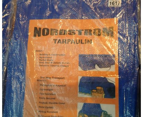 Two Nordstrom tarpaulin 3.6 x 2.5m. P&amp;P Group 1 (£14+VAT for the first lot and £1+VAT for subsequent lots) 