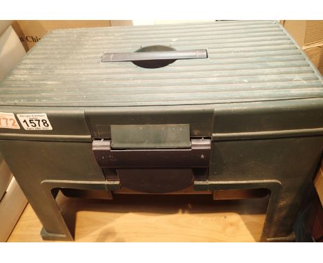 Portable toolbox with a small selection of tools. Not available for in-house P&amp;P, contact Paul O'Hea at Mailboxes on 0192