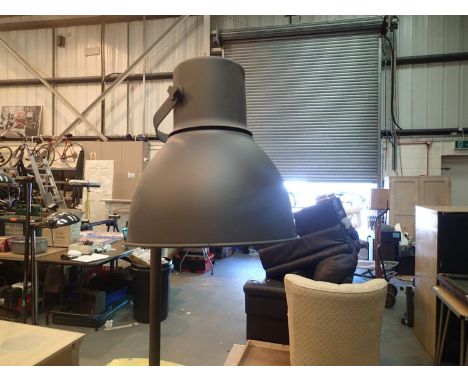 Large industrial type spot floor lamp. Not available for in-house P&amp;P, contact Paul O'Hea at Mailboxes on 01925 659133 