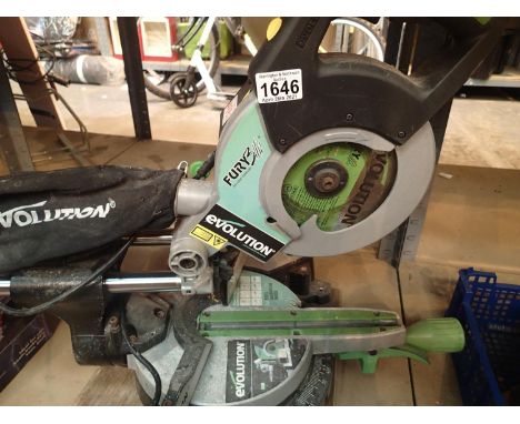 Evolution electric bench saw and a wet and dry canister 12 volt vacuum. Not available for in-house P&amp;P, contact Paul O'He