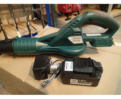As new boxed Victor tools 18v leaf blower. Not available for in-house P&amp;P, contact Paul O'Hea at Mailboxes on 01925 65913