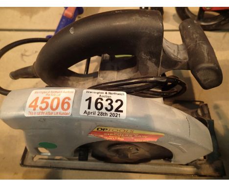 Dp tools circular saw. Not available for in-house P&amp;P, contact Paul O'Hea at Mailboxes on 01925 659133 Condition Report: 