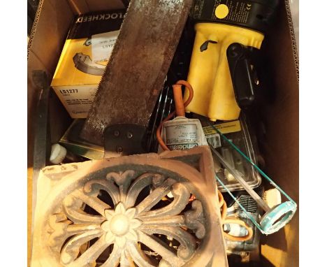Assorted tools including Wolf grinder search guard spotlight etc. Not available for in-house P&amp;P, contact Paul O'Hea at M