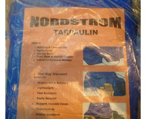 Nordstrom tarpaulin 27.2 x 5.2m. P&amp;P Group 1 (£14+VAT for the first lot and £1+VAT for subsequent lots) 