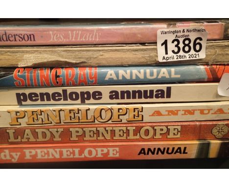 Collection of vintage Gerry Anderson related books. Not available for in-house P&amp;P, contact Paul O'Hea at Mailboxes on 01