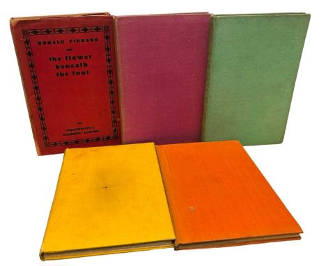 RONALD FIRBANK: 5 Titles: THE FLOWER BENEATH THE ROOF, London, Duckworth, 1940, reprint, in original paper wrap jacket (clipp