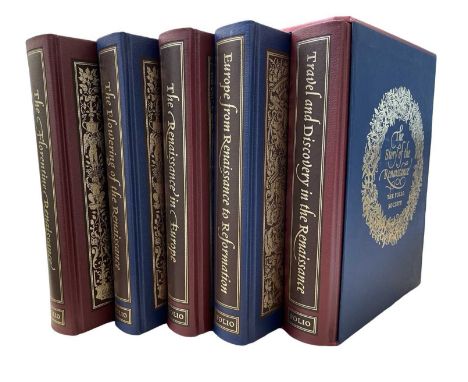 FOLIO SOCIETY: THE STORY OF THE RENAISSANCE. London, 2001. Five book set, held within original slipcase
