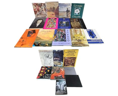 ONE BOX: Large format art interest, to include Georgia O'Keefe, Picasso, Monet, Matisse, Picasso, Barbara Hepworth, Burne Jon