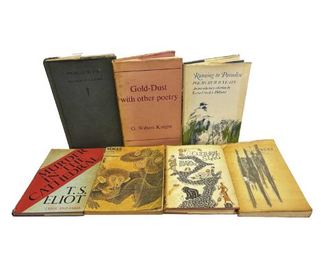 POETRY: 7 Titles: T S ELIOT: MURDER IN THE CATHEDRAL, London, Faber and Faber, 1963; FELICIA LAMPORT AND EDWARD GOREY [Illus]
