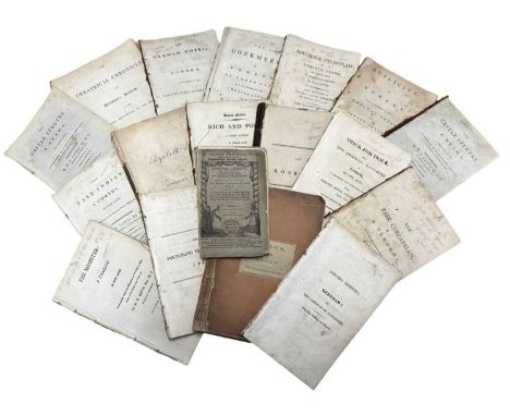 ONE BOX: Assorted disbound antiquarian theatre plays.