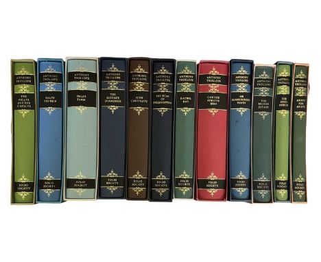FOLIO SOCIETY: ANTHONY TROLLOPE: 12 Titles:THE KELLYS AND THE O'KELLYS; RALPH THE HEIR; ORLEY FARM; THE EUSTACE DIAMONDS; JOH