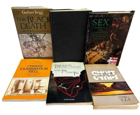 THE DARKER SIDE OF LIFE MISCELLANY: 6 Titles: GRAHAM TWIGG: THE BLACK DEATH - A BIOLOGICAL REAPPRAISAL, London, Batsford Acad