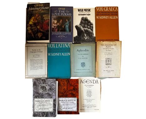 CLASSICAL GREEK INTEREST: 12 Titles: G P SHIPP: STUDIES IN THE LANGUAGE OF HOMER, Cambridge, Cambridge University Press, 1953