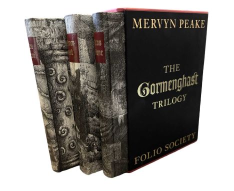 FOLIO SOCIETY: MERVYN PEAKE: THE GORMENGHAST TRILOGY - TITUS GROAN / GORMENGHAST / TITUS ALONE, London, 1992
