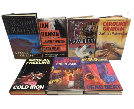 MIXED CRIME FICTION FIRSTS: 7 Titles: IAN RANKIN AND MARK THOMSON: DARK ROAD, London, Orion, 2014; ANDREA CAMILLER: THE DANCE