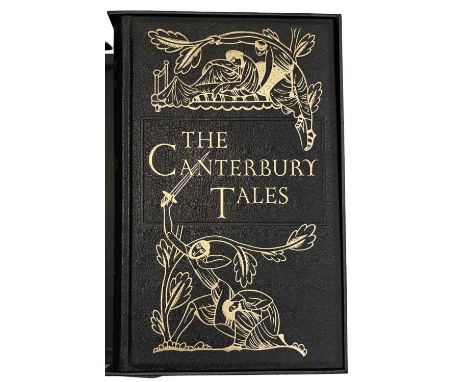 THE GOLDEN COCKEREL PRESS / FOLIO SOCIETY: THE CANTERBURY TALES AND ERIC GILL - AN ESSAY BY PETER HOLLIDAY, London, 2010. Ful