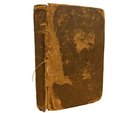 ELIZABETH HAMMOND: MODERN DOMESTIC COOKERY, AND USEFUL RECEIPT BOOK, London, Dean and Munday, c1825. Full leather binding (wo