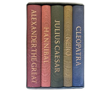 FOLIO SOCIETY: RULERS OF THE ANCIENT WORLD boxed set: ROBIN LANE FOX: ALEXANDER THE GREAT, London, 1997; ERNLE BRADFORD: HANN