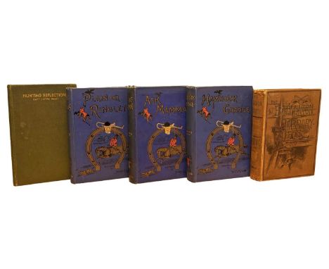 HUNTING INTEREST: 5 Titles: THE DUKE OF BEAUFORT (Ed): THE BADMINTON LIBRARY OF SPORTS AND PASTIMES - HUNTING, London, Longma