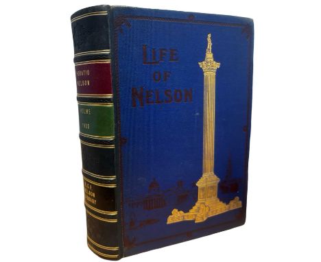 RICHARD F HOLME: HORATIO NELSON: ENGLAND'S SAILOR HERO, London, The Walter Scott Publishing Co, 1905. Bound in contemporary b