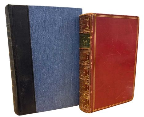 POETRY INTEREST: 2 Titles: THE POETICAL WORKS OF LORD BYRON, Edinburgh, William P nimmo, 1864. Bound in red leather blocked i