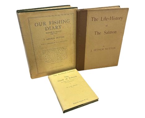 FISHING INTEREST: 3 Titles: W J M MENZIES: THE STOCK OF SALMON - ITS MIGRATIONS, PRESERVATION AND IMPROVEMENT, London, Edward