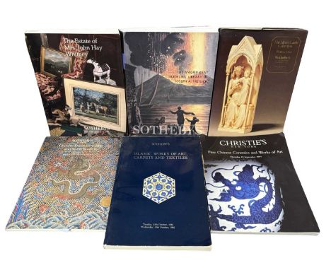 ONE BOX: Notable auction catalogues, to include: THE HEVER CASTLE COLLECTION, SOTHEBY'S [LDN], FRIDAY 6TH MAY 1983; CHINESE D