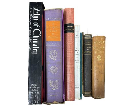 HERALDRY: JOHN ASHTON: ROMANCES OF CHIVALRY TOLD AND ILLUSTRATE IN FAC-SIMILE, New York, G P Putnam's Sons, 1887. Bound in ha
