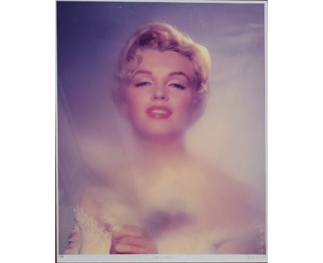 Jack Cardiff - Signed limited edition print - Marilyn Monroe, numbered 14/25, signed and entitled, 62cm x 53cm, framed and gl