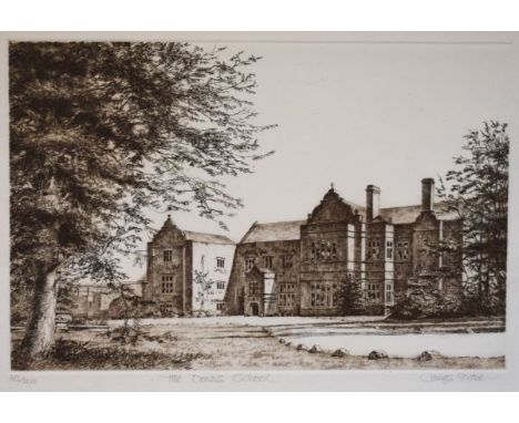 Limited edition print - The Downs School, 69/200, with blind stamp Clifton Editions, after James Savage   Condition: 