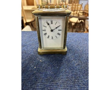 Early 20th Century brass carriage clock
