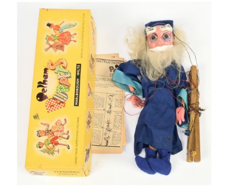 Pelham Puppets Disney The Sword in the Stone Merlin vintage puppet, Good Plus to Excellent, within Fair Plus box.