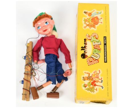 Pelham Puppets Gerry Anderson's Twizzle vintage puppet, 1957-1962, Good to Good Plus, in Good correct yellow box.&nbsp;