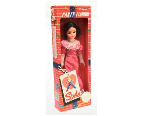 Pedigree vintage Party Time Sindy doll, Near Mint to Mint, within Good Plus to Excellent original box.&nbsp;