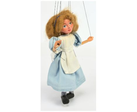 Pelham Puppets Alice in Wonderland SL vintage puppet, 1960s, Good Plus to Excellent, in reproduction box.&nbsp;