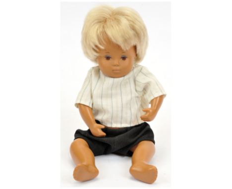 Sasha blonde sexed baby boy vintage doll, Good to Good Plus, tobacco odour.&nbsp;