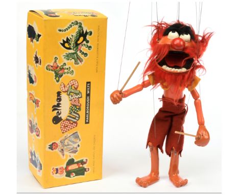 Pelham Puppets Animal The Muppets vintage puppet, Good Plus to Excellent, in Good correct yellow box.
