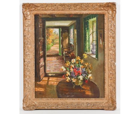 * HERBERT DAVIS RICHTER RI RSW ROI RBA RBC (BRITISH 1874-1955),
SUMMER SUNLIGHT
oil on canvas, signed
60cm  x 51cm
Framed
Lab