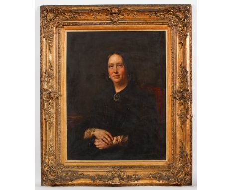 SCOTTISH SCHOOL (EARLY-MID 19TH CENTURY),
PORTRAIT OF A REFINED SCOTTISH LADY
oil on canvas laid on board
91cm x 71cm
Framed 