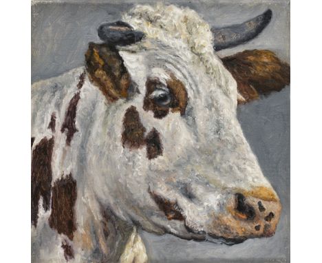 Karin Kneffel, Ohne TitelÖl auf Leinwand 20 x 20 cm. Rückseitig auf der Leinwand signiert und datiert 'K. Kneffel 1993'. - Mi