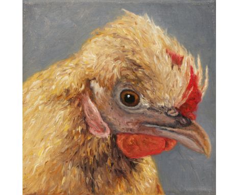 Karin Kneffel, Ohne TitelÖl auf Leinwand 20 x 20 cm. Rückseitig auf der Leinwand signiert und datiert 'K. Kneffel 1993'. - Mi