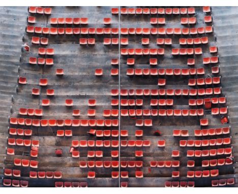 Andreas Gefeller, Ohne Titel (Stadium), DüsseldorfC-Print auf Aludibond unter Plexiglas (Diasec). 170 x 222 cm. Rückseitig mi