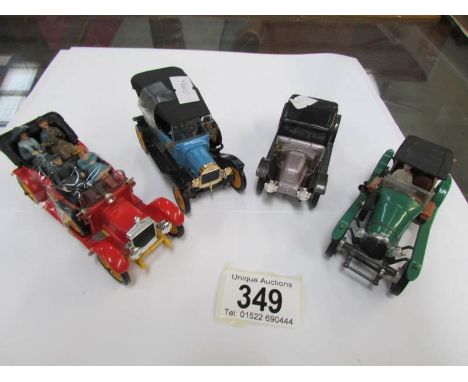 4 early Corgi classic cars