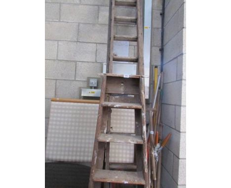A ladder and a step ladder